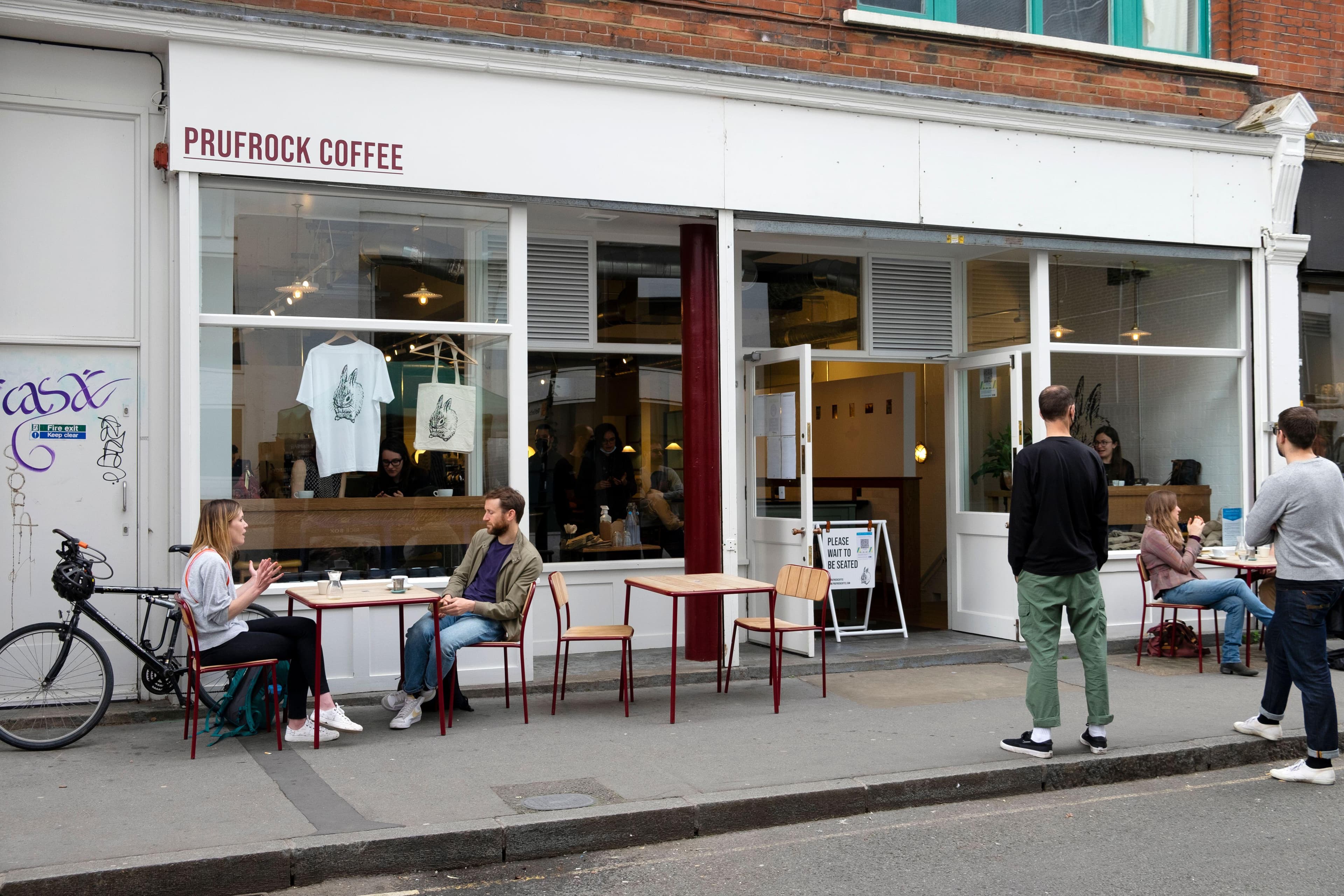 Prufrock coffee front